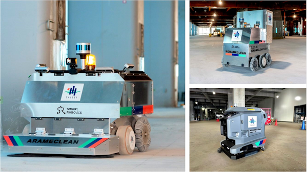 大成建設の清掃ロボット「ARAMECLEAN」「KOMAMECLEAN」, 「KIRAMECLEAN」